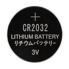 CR2032 Lithium Non-Rechargeable Coin Cell Battery (3V 20mm)