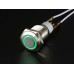 Rugged Metal On/Off Switch with Green LED Ring (16mm Green)