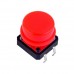 Round Tactile Button Switch (Red Momentary)