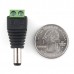 DC Barrel Plug to 2-Pin Terminal Block Adapter (Male)