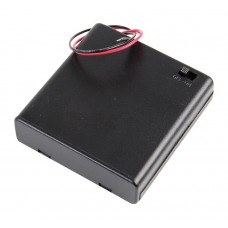 4 x AA Battery Holder (Enclosed with Switch)