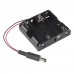4 x AA Battery Holder (Barrel Jack Connector)