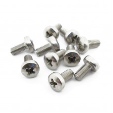 M3 x 6mm Steel Pan Head Phillips Screw (Pack of 10)