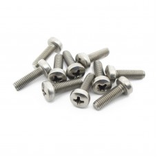 M3 x 10mm Steel Pan Head Phillips Screw (Pack of 10)