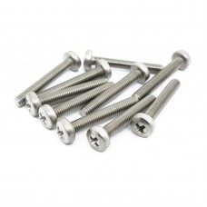 M3 x 20mm Steel Pan Head Phillips Screw (Pack of 10)