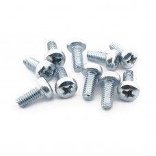 M2.5 x 6mm Steel Pan Head Phillips Screw (Pack of 10) M2.5 x 6mm Steel Pan Head Phillips Screw (Pack of 10)