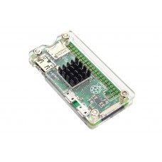 Raspberry Pi Zero W Case with Heat Sink (Clear) Raspberry Pi Zero W Case with Heat Sink (Clear)