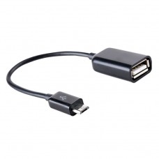 USB OTG Host Cable (Micro B OTG Male to A Female)