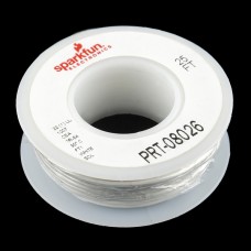 SparkFun Hook-up Wire (White 22 AWG)