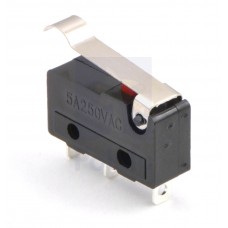 SPDT Snap-Action Switch with 15.6mm Bump Lever (3-Pin 5A)