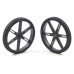 Pololu Wheel Pair (Black 80×10mm)
