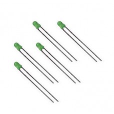 Basic 3mm LED Green (Pack of 5)