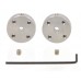 Pololu Universal Aluminum Mounting Hub for 3mm Shaft (M3 Holes 2-Pack)