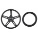 Pololu Wheel Pair (Black 70×8mm)