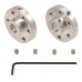 Pololu Universal Aluminum Mounting Hub for 1/4″ Shaft (#4-40 Holes 2-Pack)