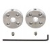 Pololu Universal Aluminum Mounting Hub for 5mm Shaft (#4-40 Holes 2-Pack)