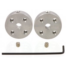 Pololu Universal Aluminum Mounting Hub for 4mm Shaft (#4-40 Holes 2-Pack)
