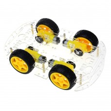 4WD Smart Robot Car Chassis Kit (Clear)