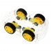 4WD Smart Robot Car Chassis Kit (Clear)