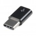 Micro USB to USB C Adapter (Black)