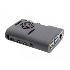 Raspberry Pi 4 ABS Case (Black)