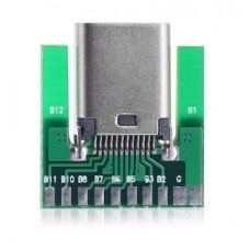 USB Type C Socket (SMT Inline Breakout Board)