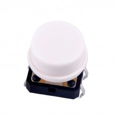 Round Tactile Button Switch (White Momentary)