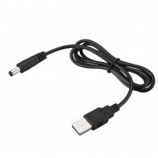 USB to 2.1mm Male Barrel Jack Cable (5V)
