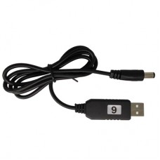 USB to 2.1mm DC Booster Cable (9V)