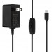 USB-C Power Supply with On/Off Switch for Raspberry Pi 4 (5V 3A) - UL Listed