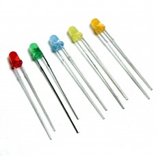 Basic 3mm LED Mixed Color (Pack of 5)