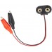 9V Battery Snap Connector to Dual Alligator Clips Cable