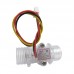 Clear Turbine Water Flow Sensor with 3-Pin JST