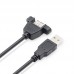 Panel Mount USB Cable (A Male to A Female)
