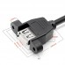 Panel Mount USB Cable (A Male to A Female)