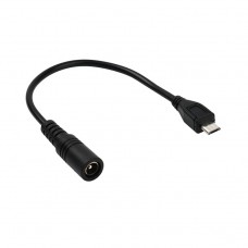 Micro USB to DC Barrel Jack Adapter