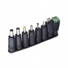 Universal 5.5x2.1mm DC Power Jack Connector Set (Pack of 8)
