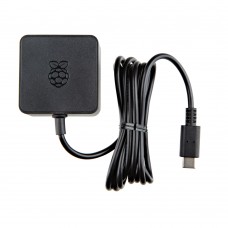 Raspberry Pi 5 USB-C Power Supply (27W Black)